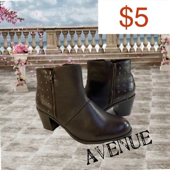 $5 ADD ON ITEM, Avenue Plus size ankle boot 12wide - Picture 1 of 11